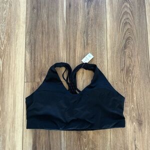 Offline by Aerie womens medium support black sports bra size XL NWT